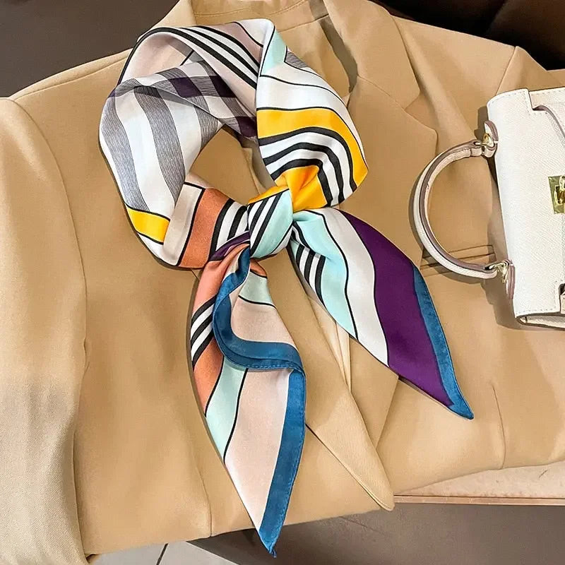 Saturday Afternoon Silk Square Scarf