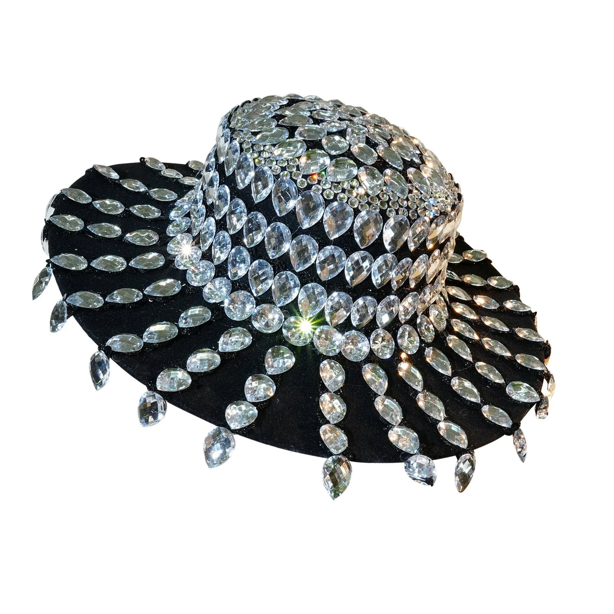 The Stardust Midnight Cabaret Cage Set – Luxury Rhinestone Showgirl Costume