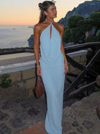 Sunset Crop Top And Maxi Long Skirt Luxlife Brands