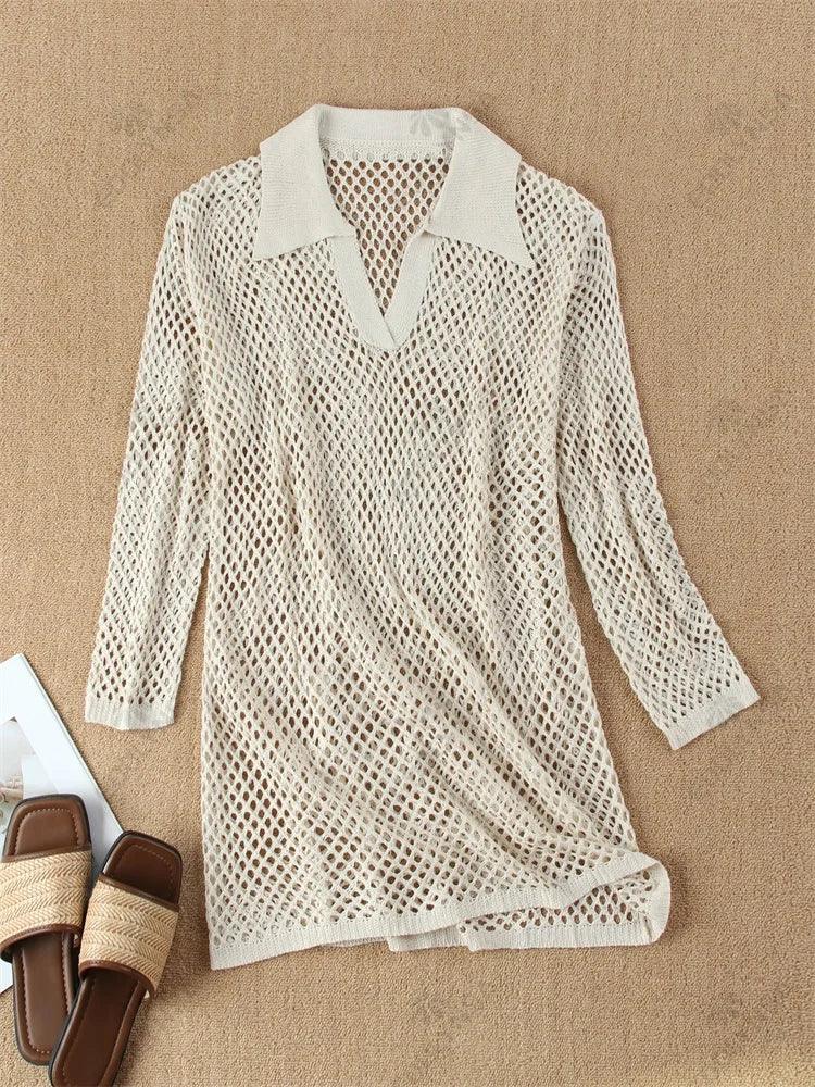 Lazy Day Long Sleeve Swimsuit Cover Up