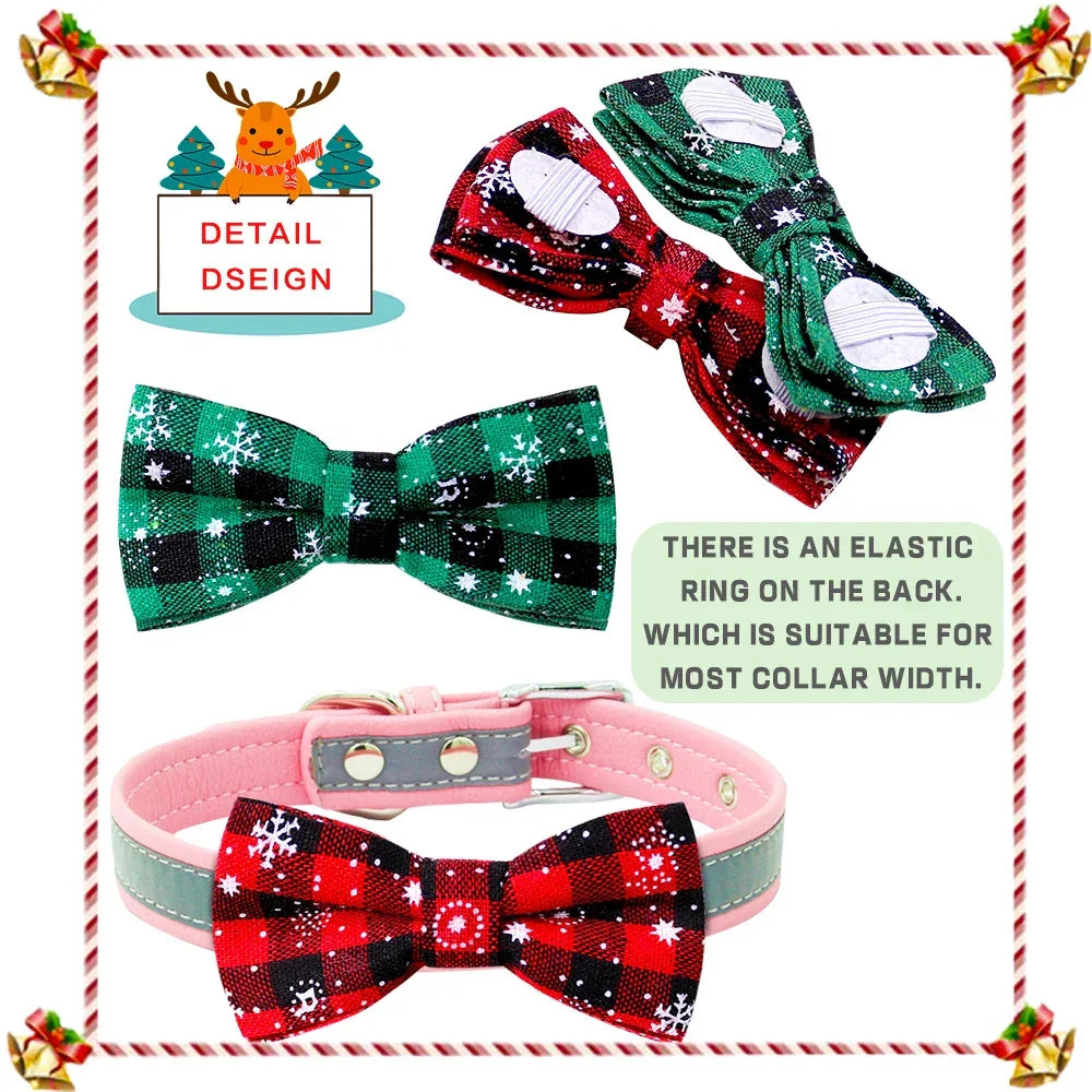Xmas Puppy Bows LUXLIFE BRANDS