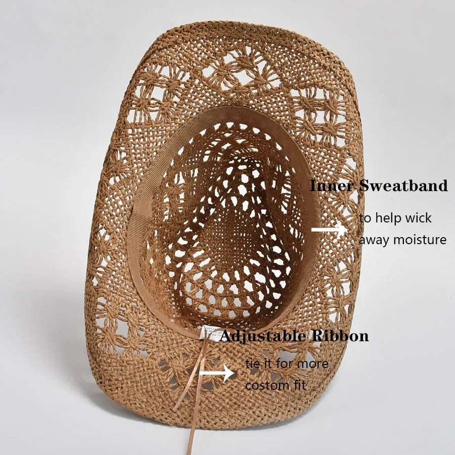 Summer Hand Woven Straw Hat for Women Shell Decoration Holiday Beach Sun Hat Chapeu Panama Feminino