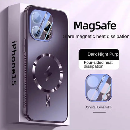 Latest Magnetic and Heat Dissipating iPhone 16 15 14 13 Pro Max plus Case – Full Coverage