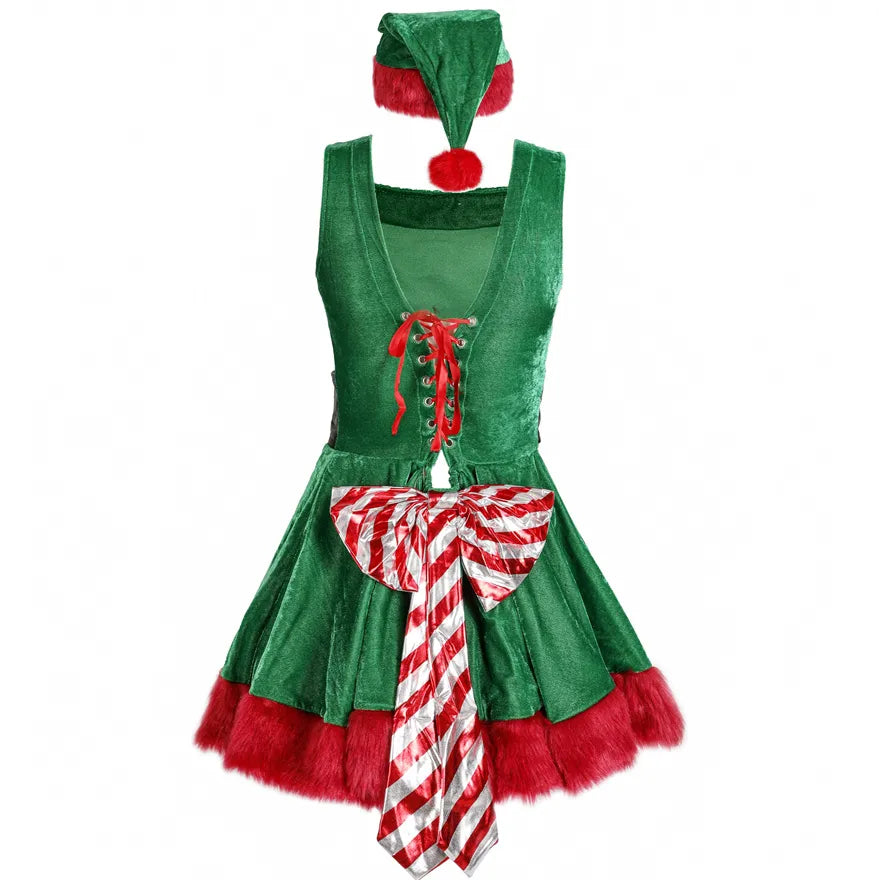 Sexy Christmas Elf Costume LUXLIFE BRANDS
