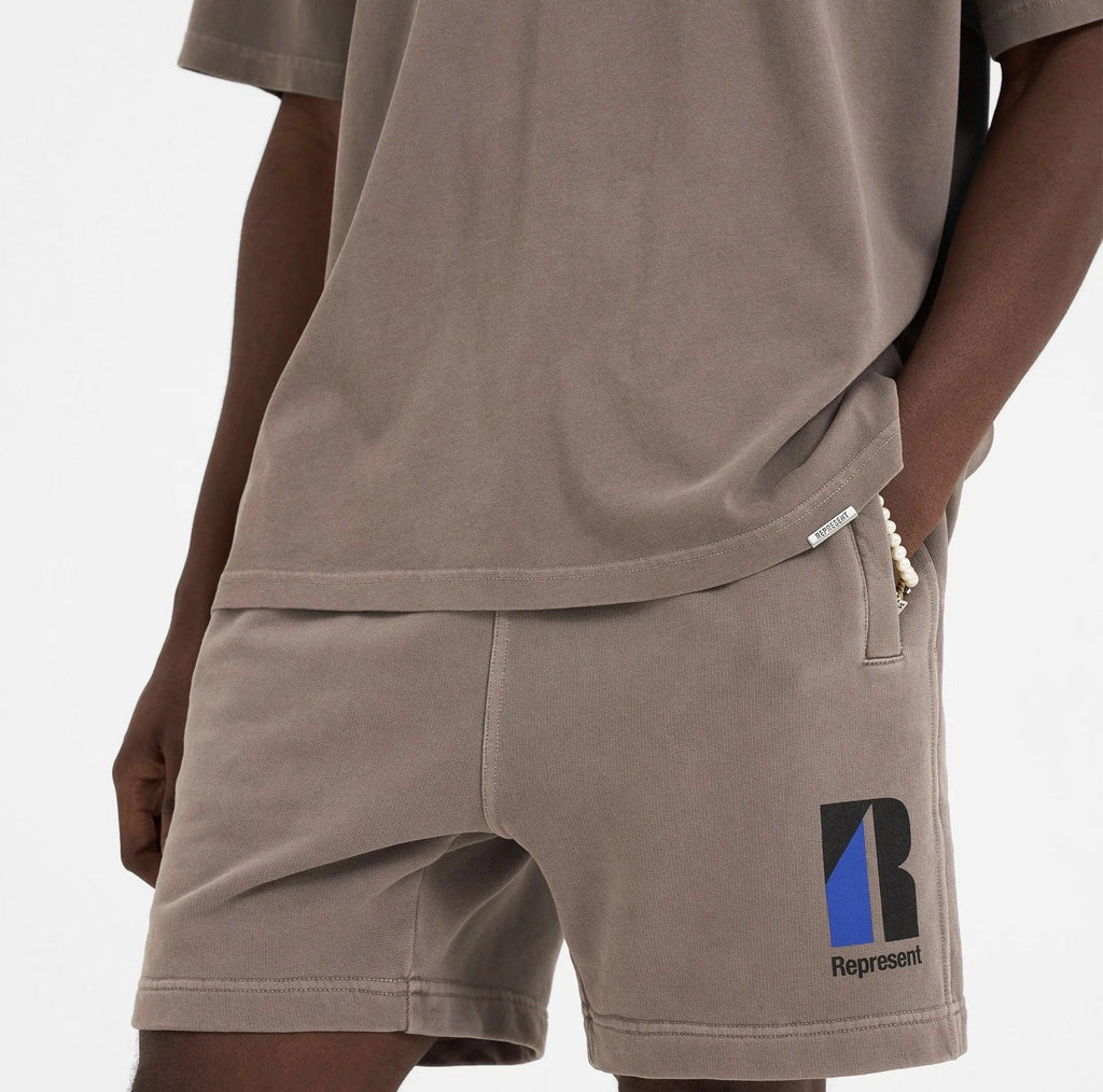 French Terry 100% Cotton Mens Casual Gym Sweat Shorts Relaxed Fit Heavyweight Loose Embroidered Logo Sport Shorts LUXLIFE BRANDS