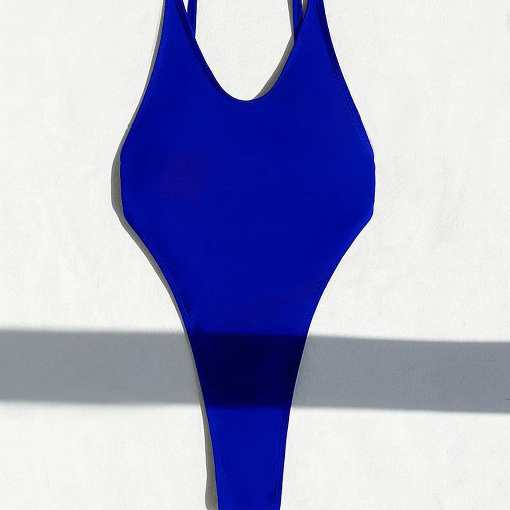 Hot-selling backless one-piece swimsuit sexy and thin swimsuit women's bikini beachwear 2025 new