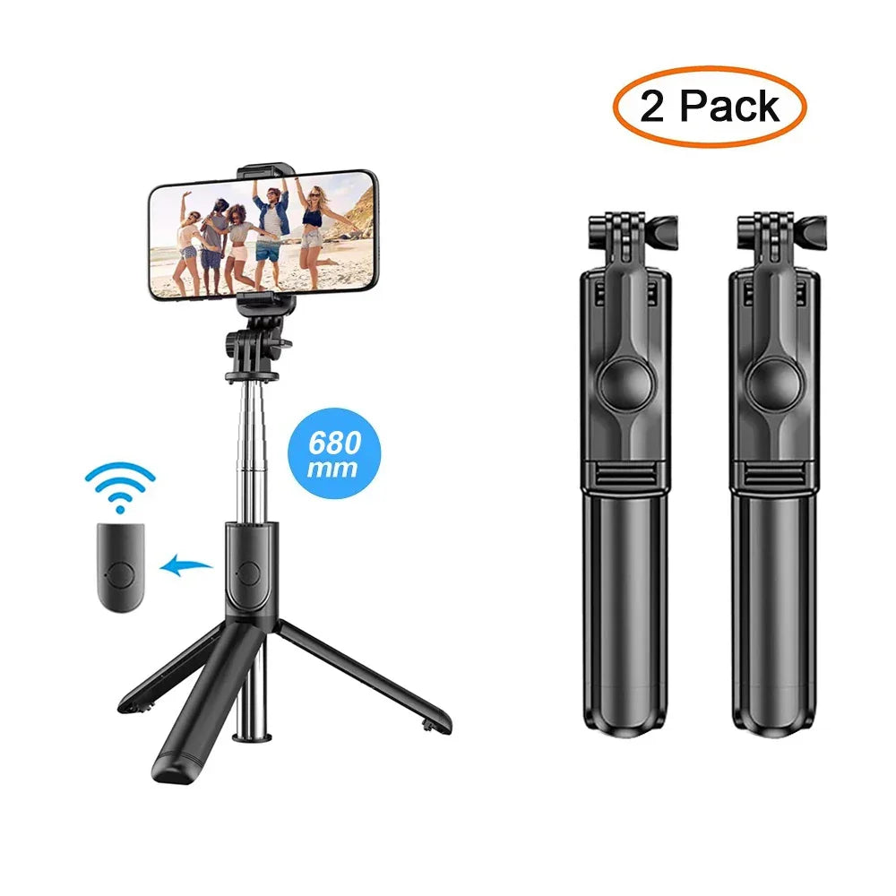 Bluetooth Wireless Selfie Tripod With Fill Light, Shutter & Remote Control
