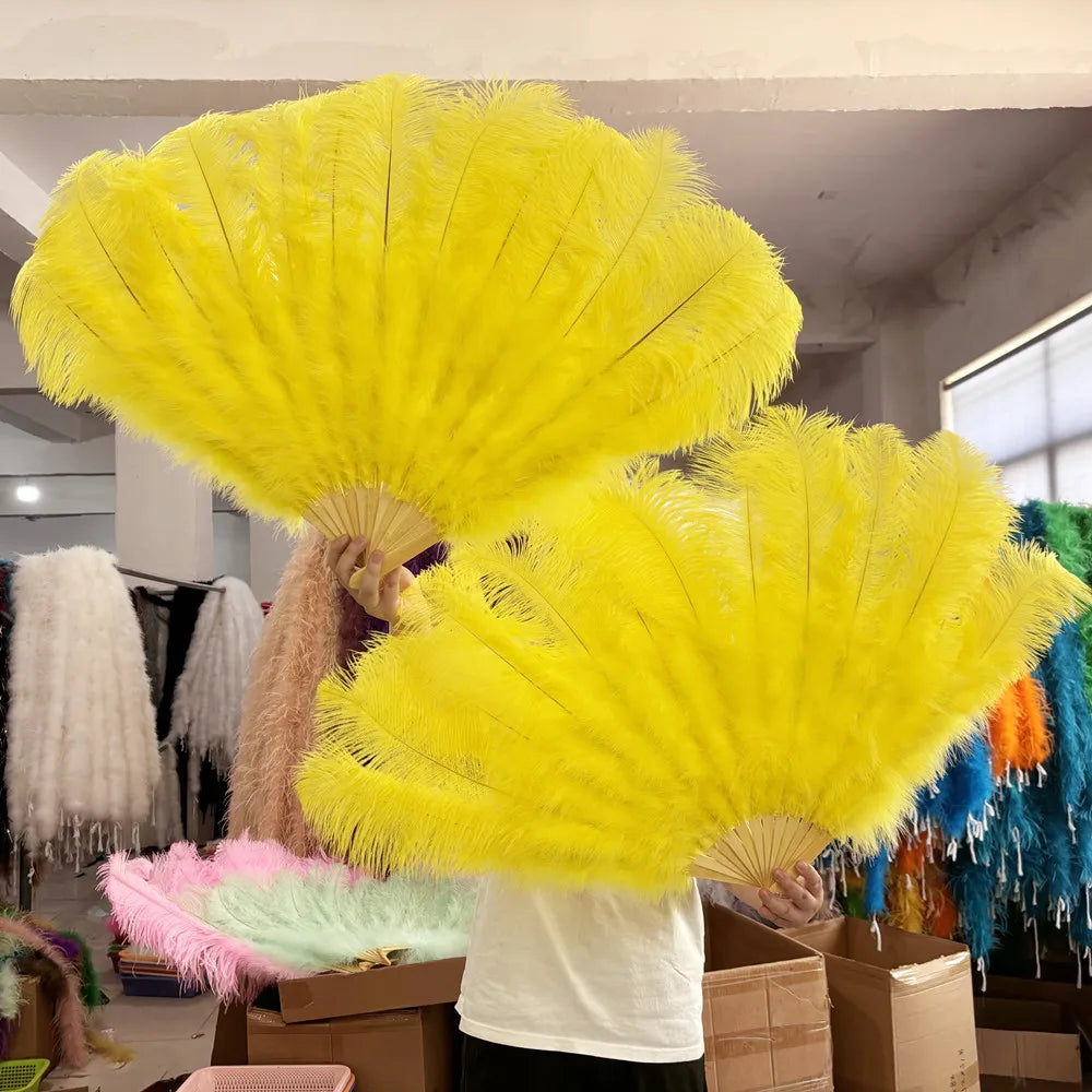 130CM Ostrich Feather Fans