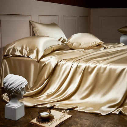 LUX Mulberry Silk Duvet & Sheet Set