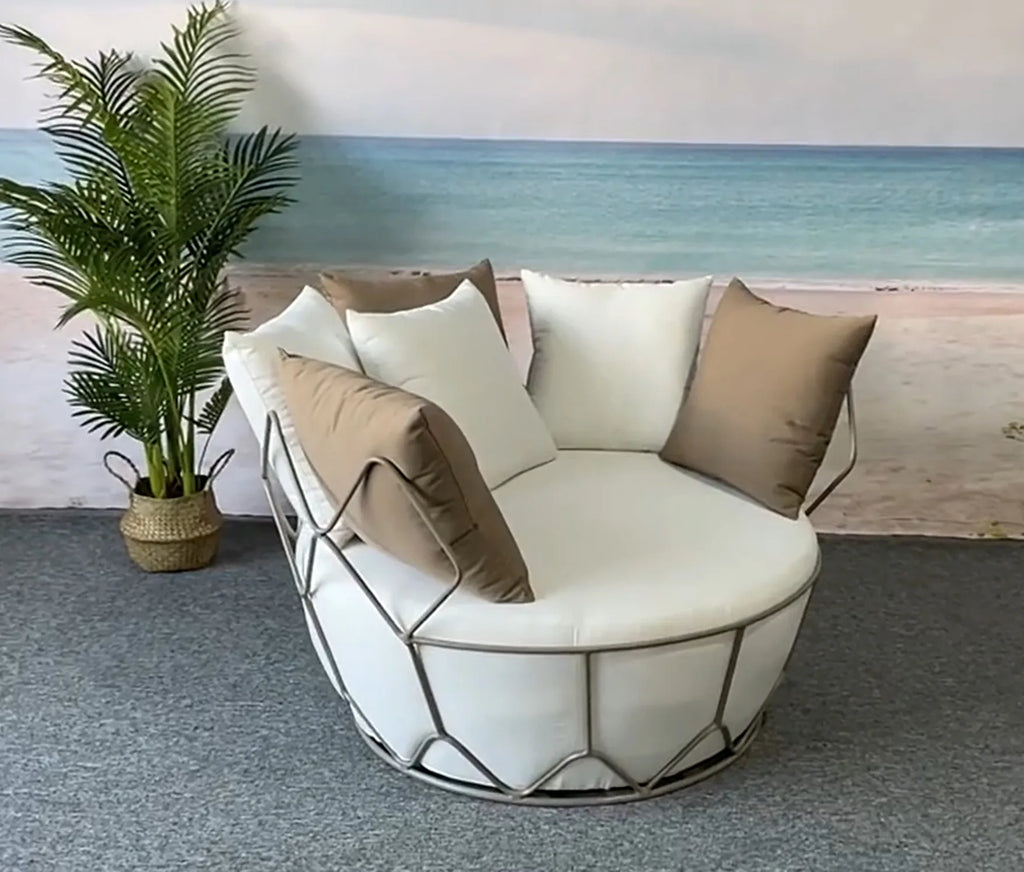 Garden Furniture Deep Seating Patio Set Sun Lounger Outdoor Furniture Daybed