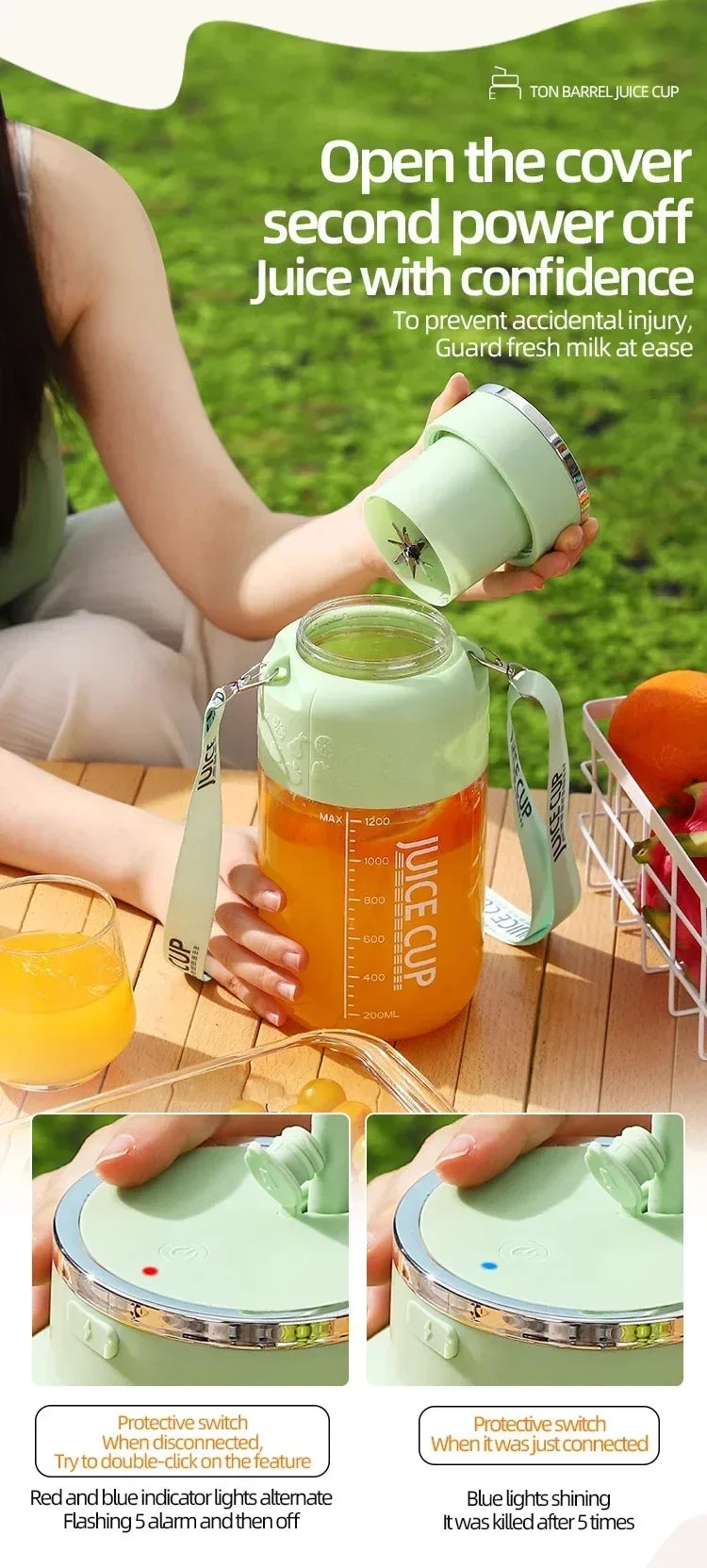 Blendie Juice Cup- Portable High-Speed Blender
