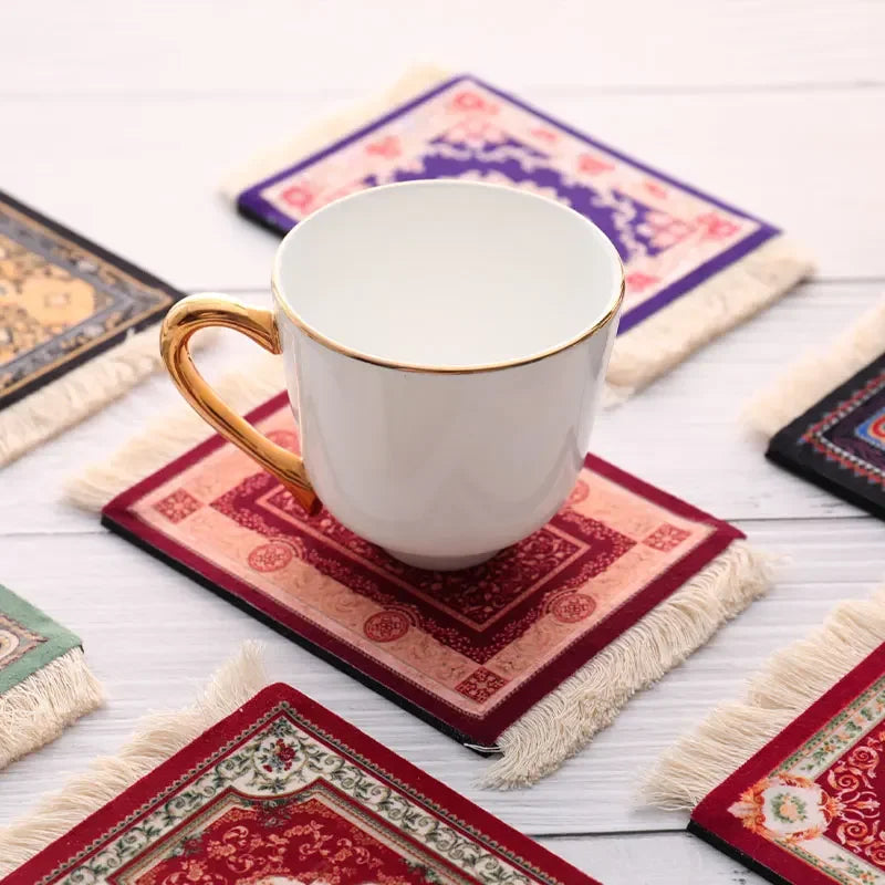 LUXHOME Persian Tassel Coasters
