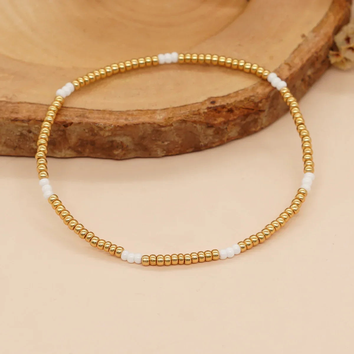 Bohemian Luxury Freshwater Pearl Women Handmade Stretch Summer Couple Gift Boho Fashion Jewelry Golden Miyuki Seed Bead Bracelet