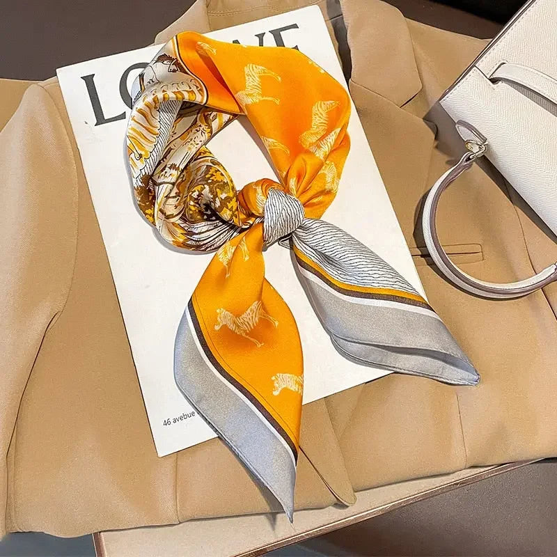 Saturday Afternoon Silk Square Scarf