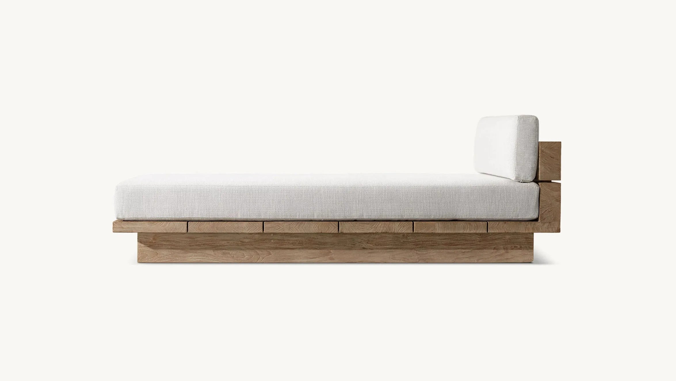 Outdoor Sofa, Creative Garden Courtyard Teak Furniture, Waterproof and Sun-proof, Outdoor Open-air Sofa Set