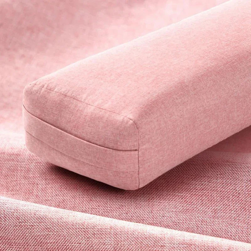 Yoga Pillow Soft Washable Polyester Rectangular Portable Yoga Bolster Sleep Pillow Yoga Fitness Supplies LUXLIFE BRANDS