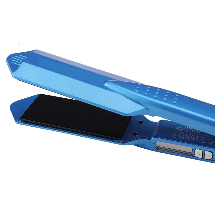 Professional Titanium Flat Iron 470°F Fast Heat up Dual Voltage Flat Iron