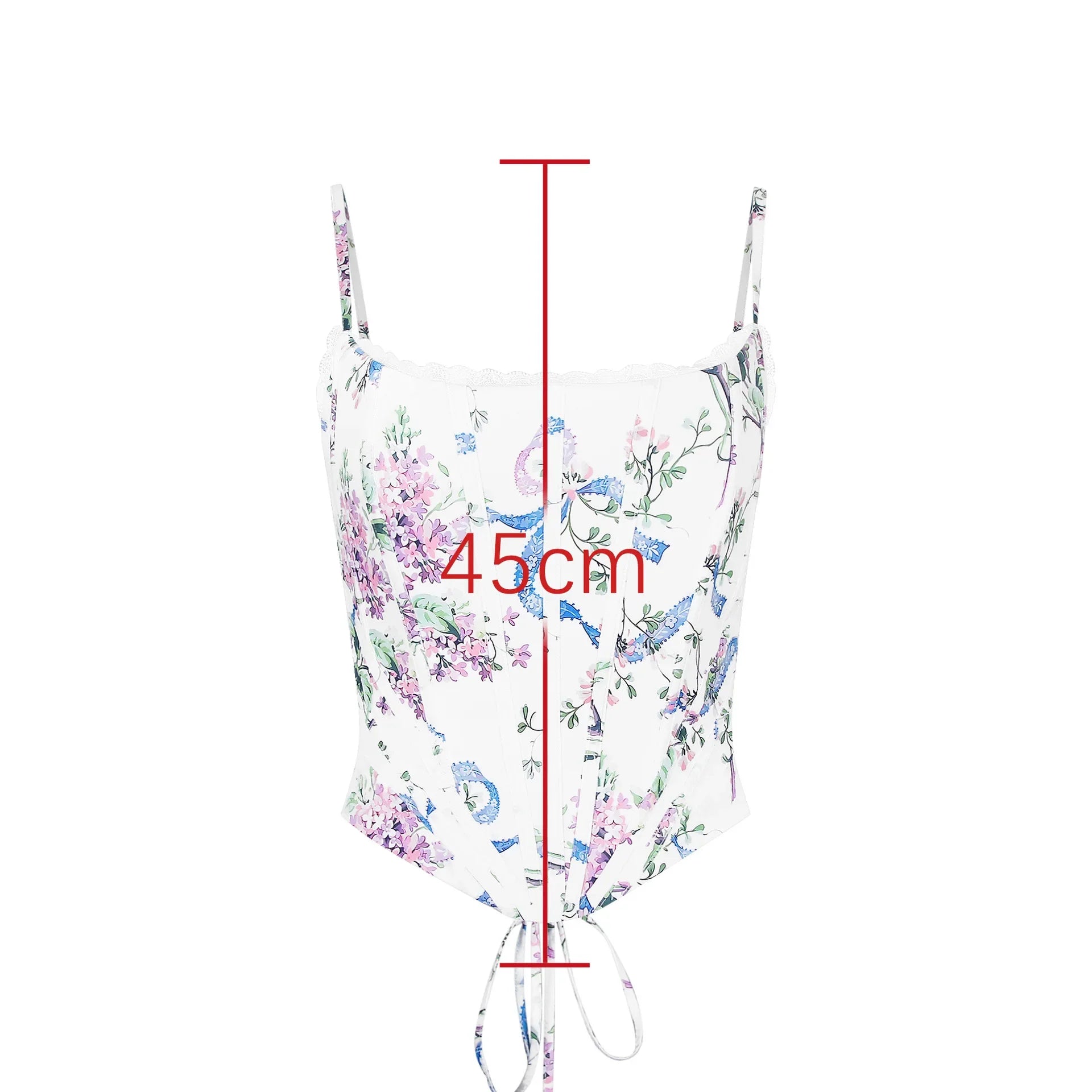 Veronica Floral Summer Corset Top