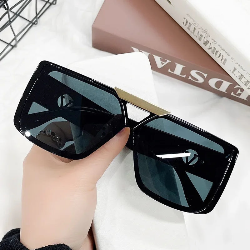 Luxury Fashion Women Sunglasses Glamour Brand Square Designer Men Glasses Stylish Runway Vintage Shades UV400 LUXLIFE BRANDS
