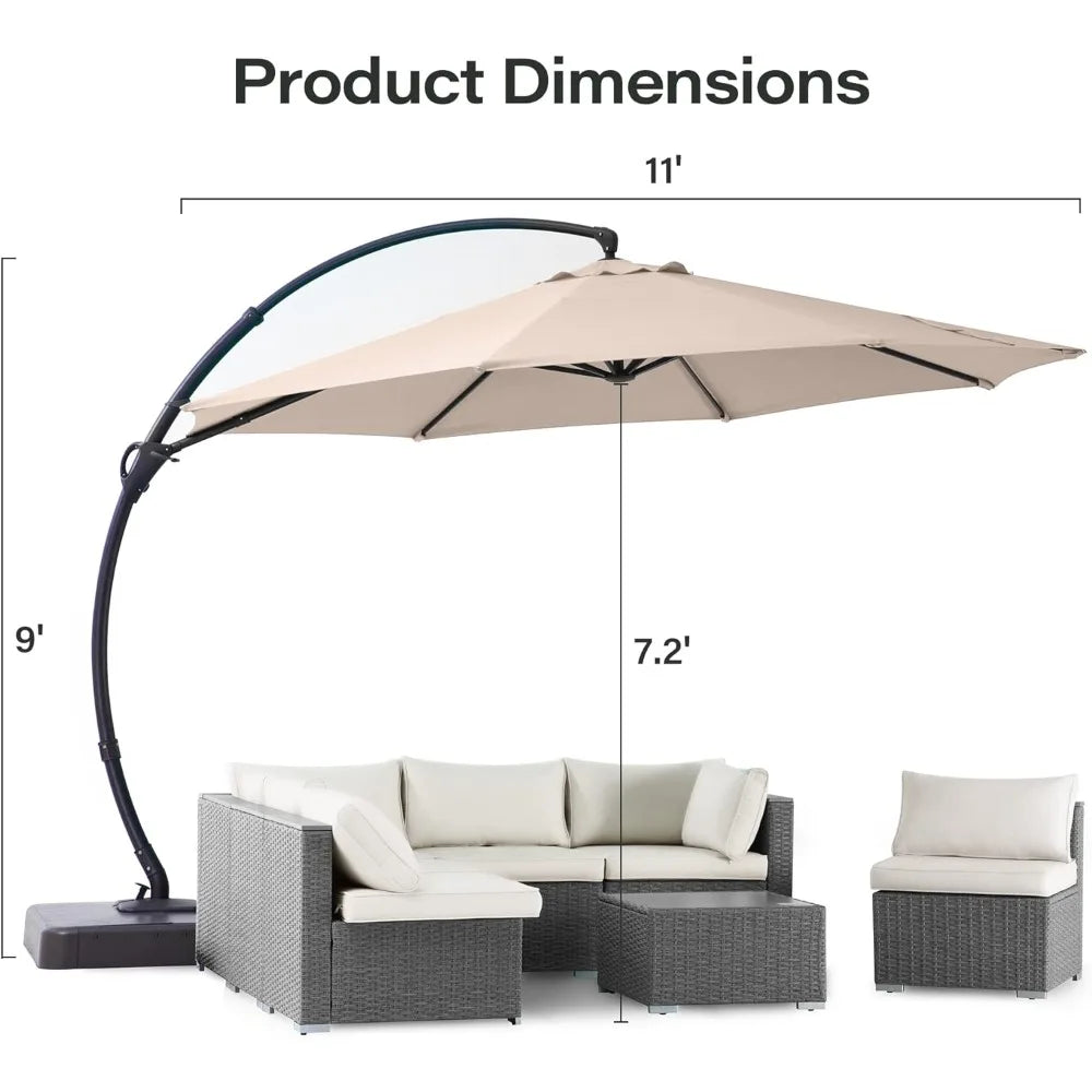 Outdoor Patio Cantilever Umbrella