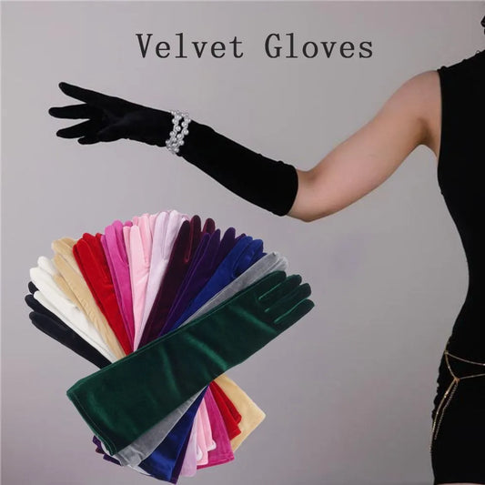 Velvet Evening Gloves LUXLIFE BRANDS