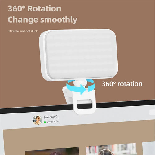 Clip-on Selfie LED Light for Phone, Laptop, Tablet LUXLIFE BRANDS