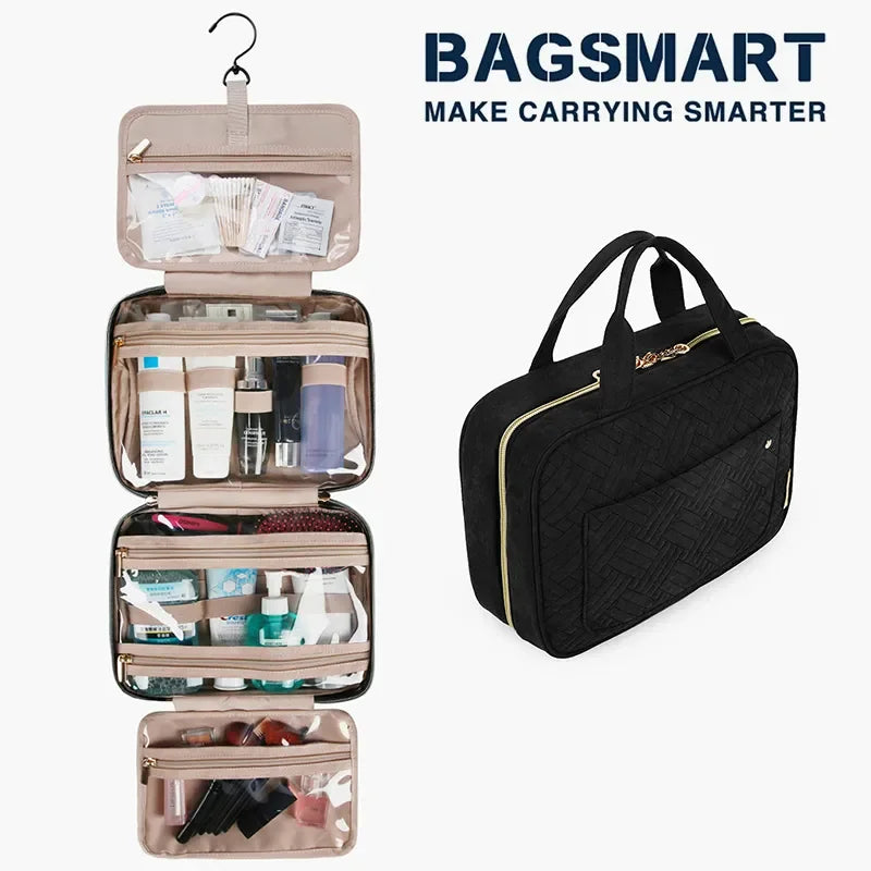Amazing Hanging Travel Organizer for Full Sized Items LUXLIFE BRANDS