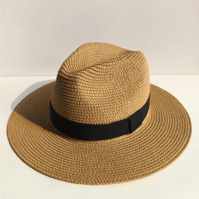 Handmade Vintage Curled Wide Brim Sun Hat
