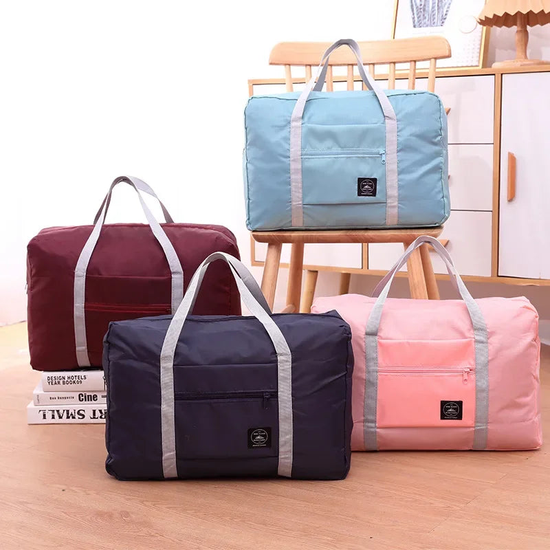 Foldable Travel Duffel Bag Tote Carry on Luggage Bag Spirit Airlines Personal item Sports Gym Bag Travel Organizer Luxlife Brands