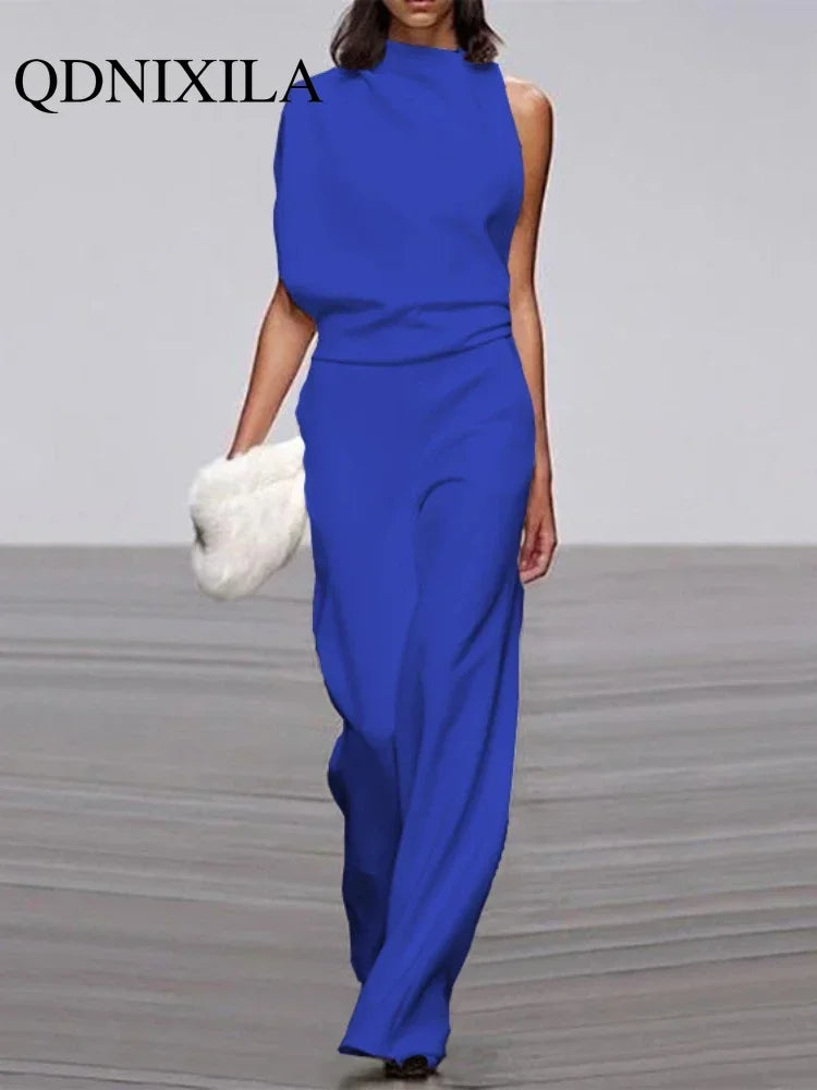 Fashion Icon Wide Leg Jumpsuit LUXLIFE BRANDS