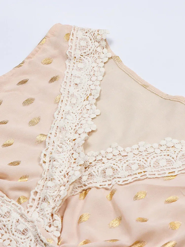 Boho Babe Lace Maxi Dress