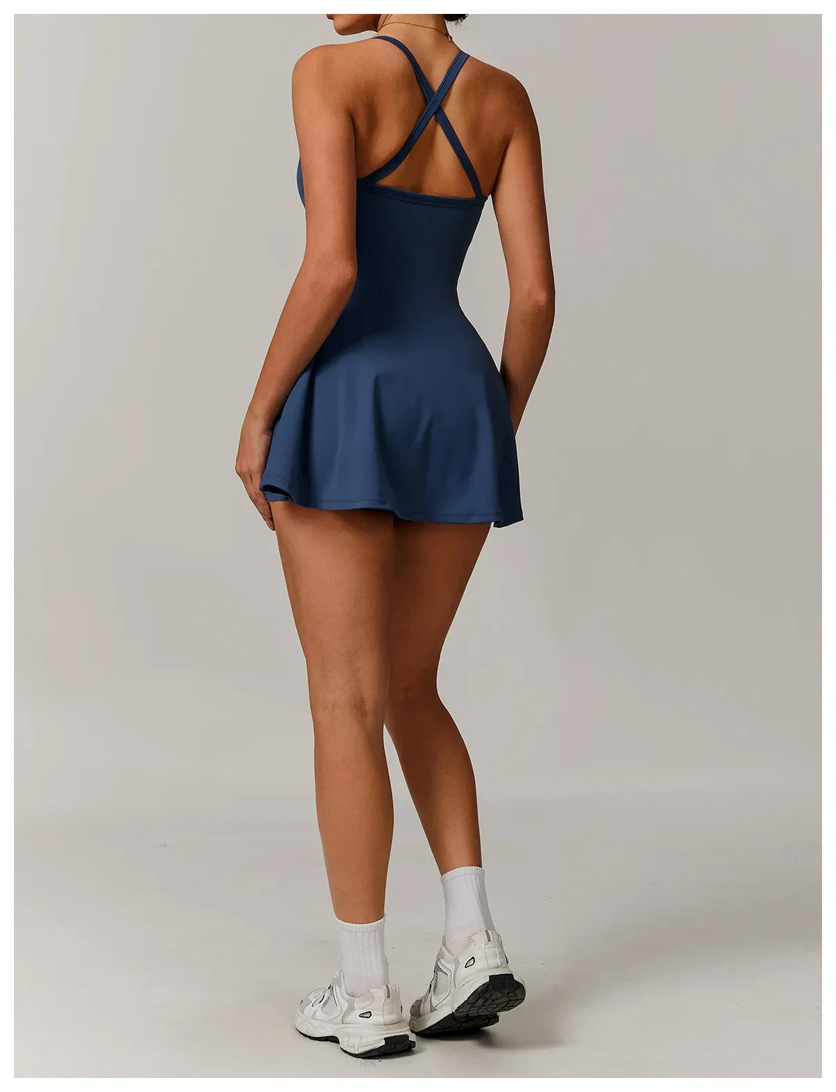 Tennis Crossback Push Up Dress Luxlife Brands