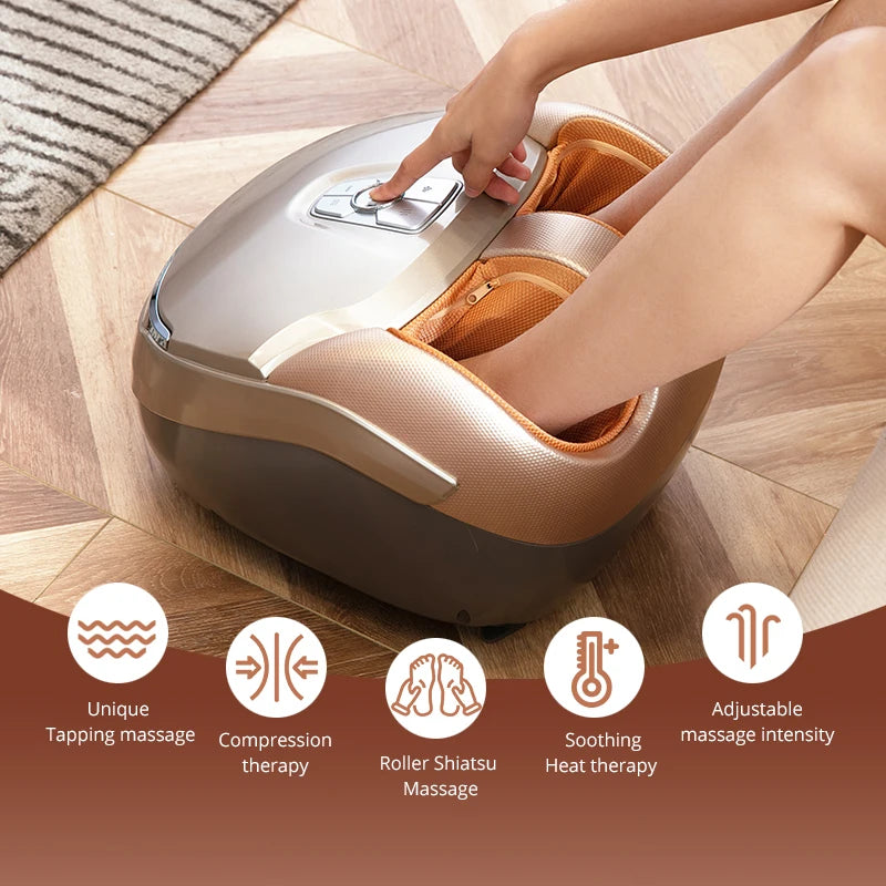 MARESE M7 Plus Electric Foot Massager Machine With Deep Vibration Massage Heated Rolling Kneading Air Compression Healthy Gift LUXLIFE BRANDS