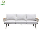 Waterproof Lounge Sofa Beige Terrace Luxury Modern Aluminum Garden Terrace Outdoor Furniture Combination Sofa Set Patio Luxlife Brands