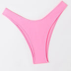 Hot Sale Of The Season New Pure Color Sexy Quick Dry Tight Bikini Swimwear for Holiday Hot Girl Cross-Border Bikini Set Women's Luxlife Brands