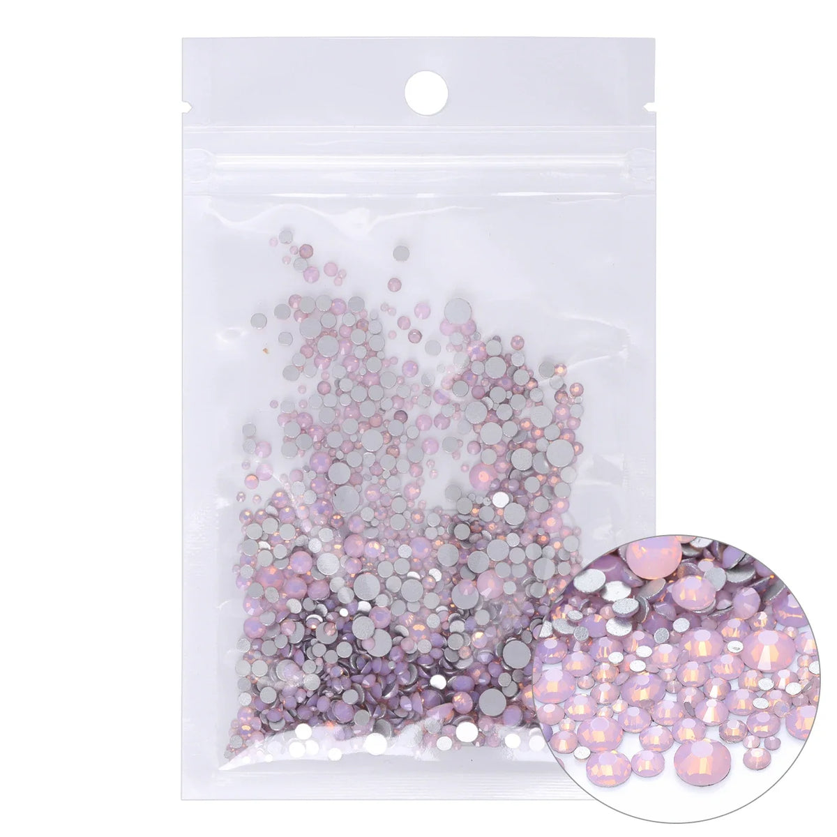 1440PCS SS3-SS20 Mix Size Non-Hotfix Glass FlatBack Rhinestones