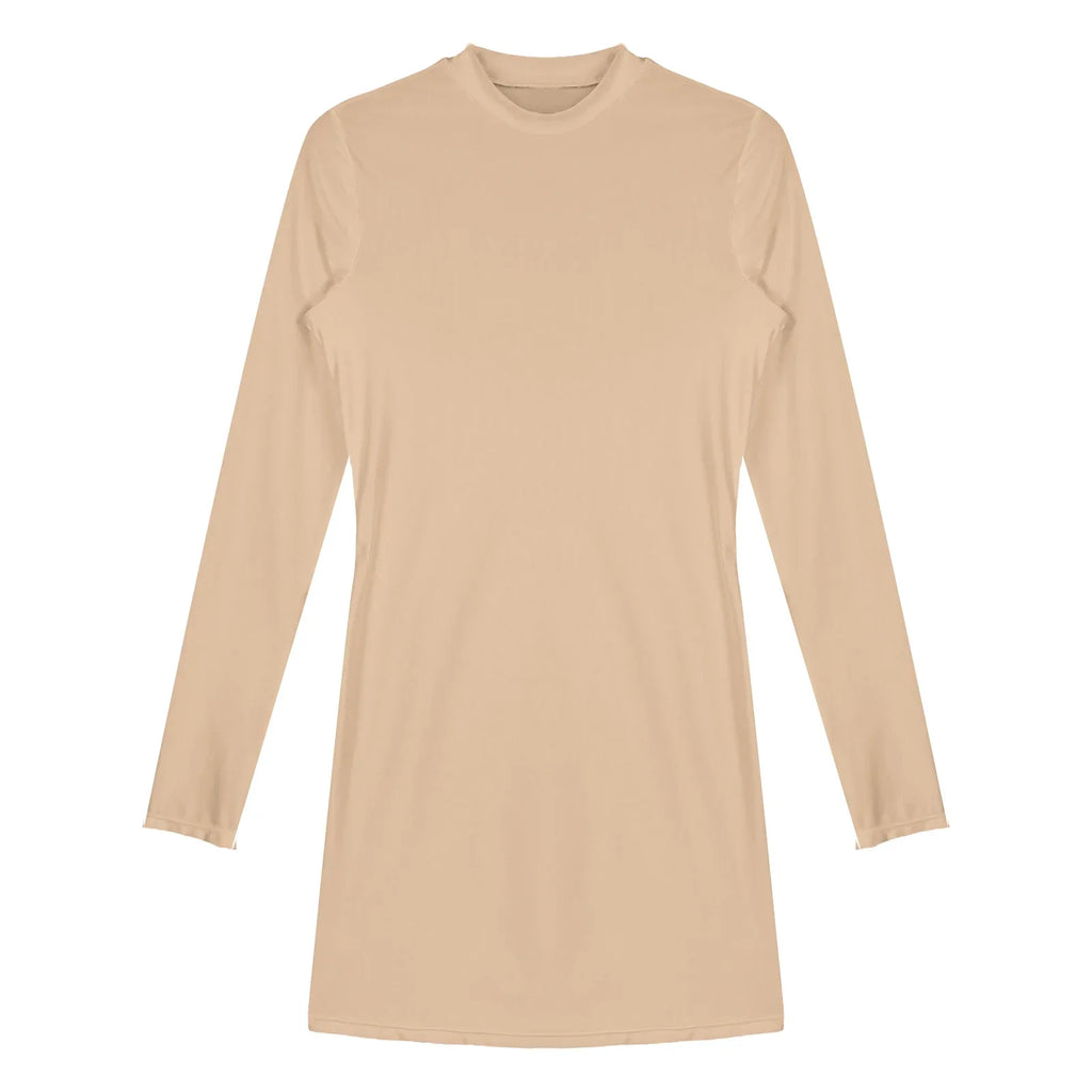 LUX Shiny Stretch Bodycon Dress