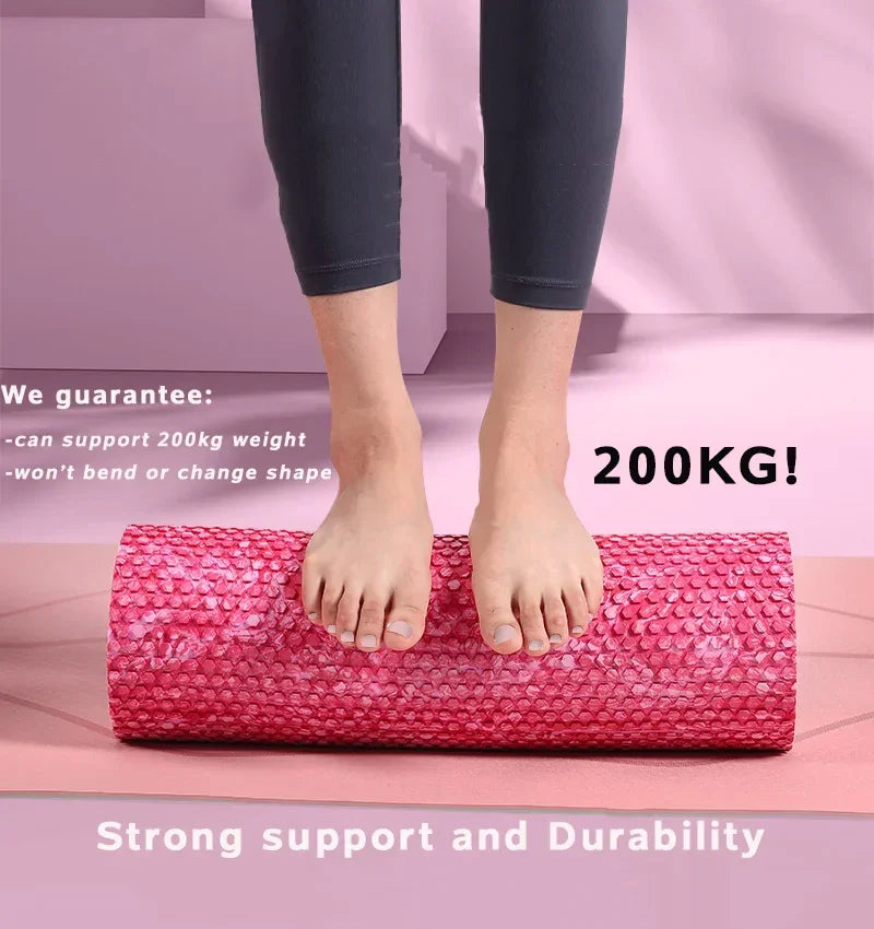Foam Roller EVA Yoga Roller Multiple Colors Massage Point Fitness Gym Exercise Relaxing Muscle LUXLIFE BRANDS