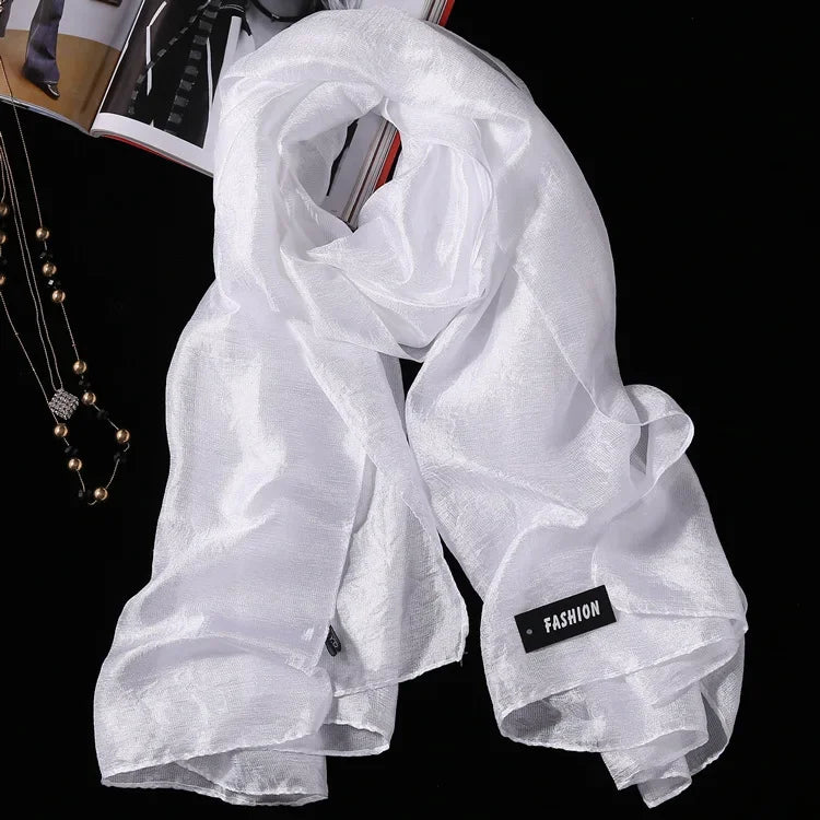 Silk Linen Shawls Scarves