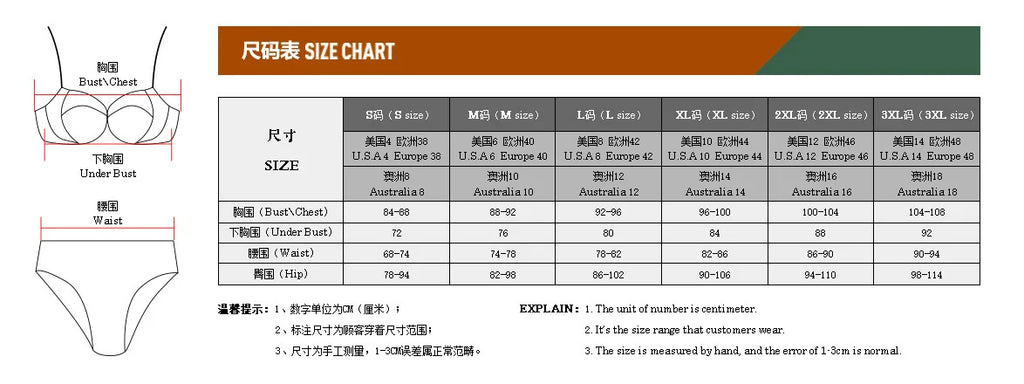 Sexy One piece Solid Color Women Bikini Set with Hollow Suspender Bikini Fashion Backless Swimsuit Low Waisted Bikini Set