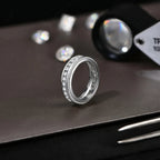 S925 Sterling Silver Moissanite Ring D VVS1 Lab Grown Diamond 1.68ctw Luxlife Brands