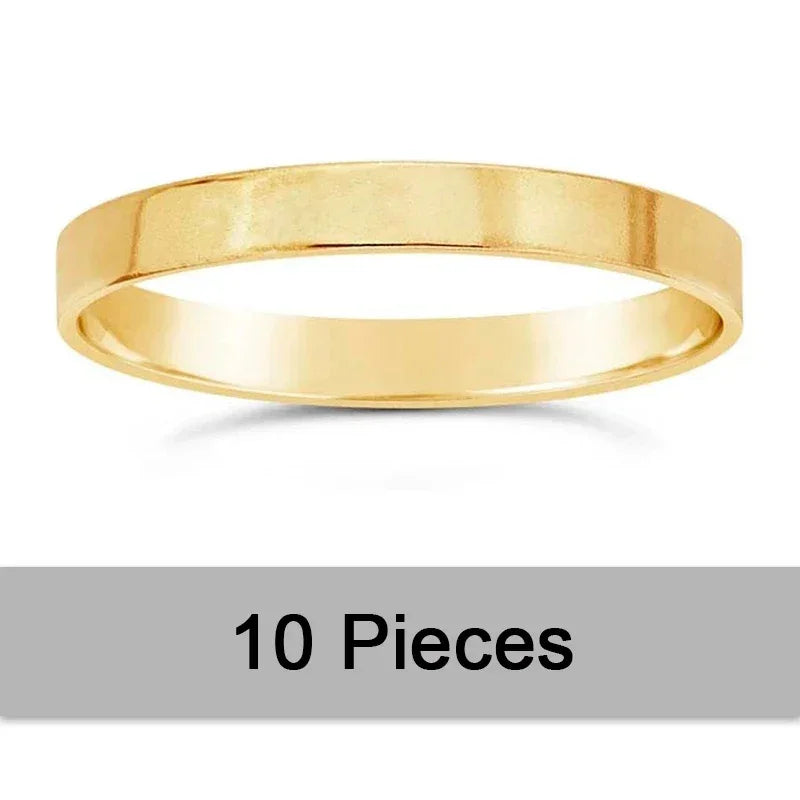 LOVE 14K Gold 2.25mm Flat Ring