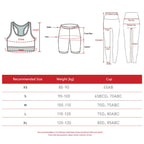 Ctenkevet Summer Women's Breathable Yoga Set Female High Waist Drawstring Sports Suit 2ps Women Fitness Wear Strapless Bra Woman Luxlife Brands