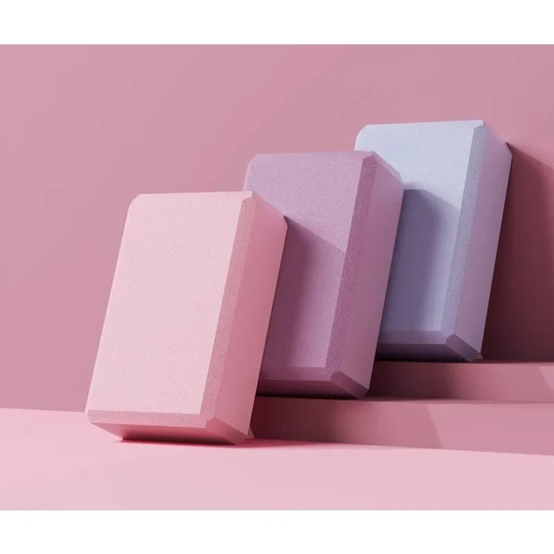 1pc Shaping High Density Eva Yoga Block  Stretch Children Pilates Foam Block Balance Exercise Ballet Bodybuilding Dance Gym  Alo