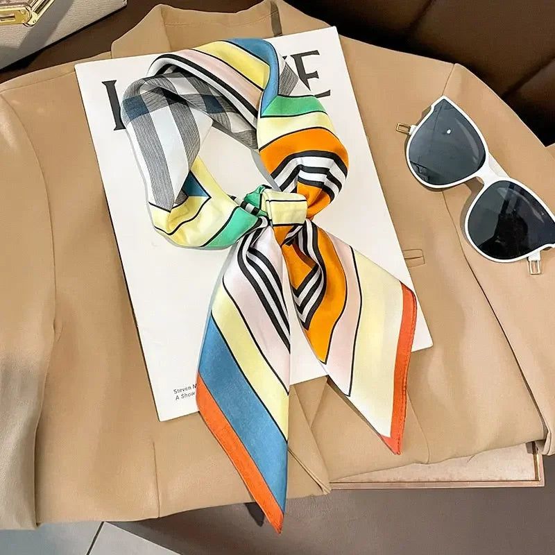 Saturday Afternoon Silk Square Scarf