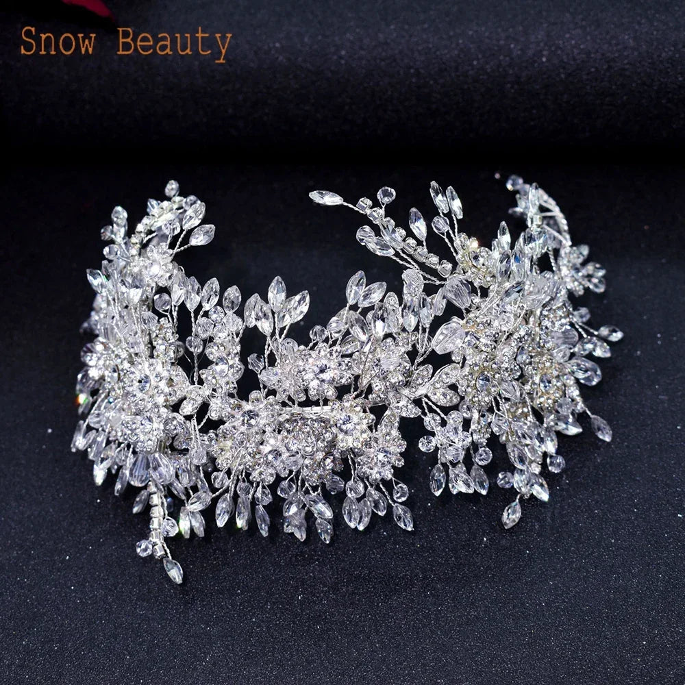 Luxury Bridal Crystal Tiara LUXLIFE BRANDS