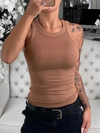 Classic Ribbed Tank Top Luxlife Brands