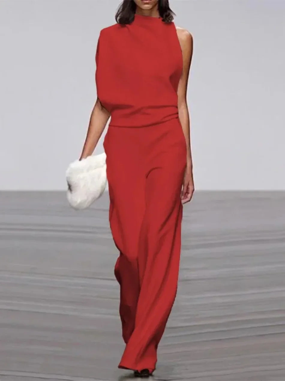 LUX Designer Wide Leg Jumpsuit