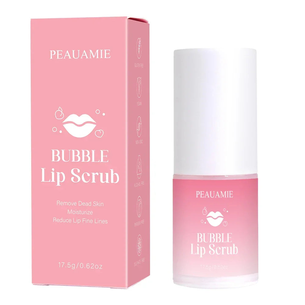 Bubble Lip Scrub Cream Exfoliating Moisturizing Remove Dead Skin Lighten Lip Lines Dark Lips Soothing Lip Care