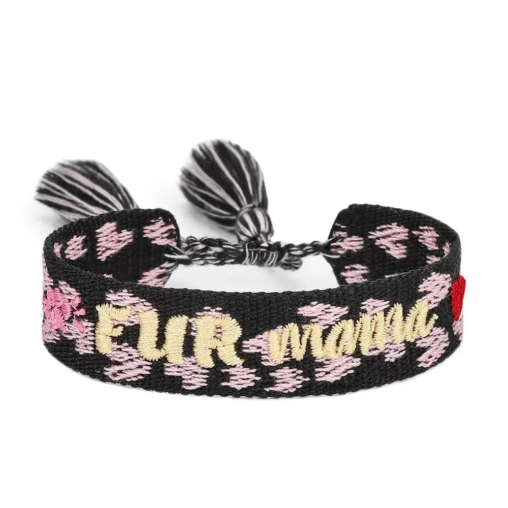 Woven Bracelet For Dog Lovers Cat Lovers Stack Jewelry Gifts For Fur Mama